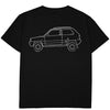 integral-e GRAPHIC TEE BLACK