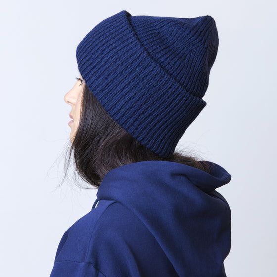 Oversized Beanie Navy